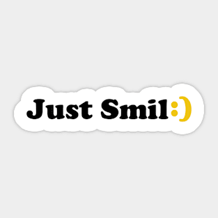 Just smile Sticker